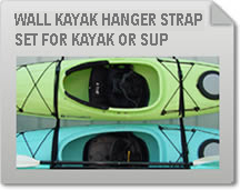 Wall Hanger Strap Set for Kayak or SUP